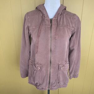 American Eagle women S full zip lightweight jacket